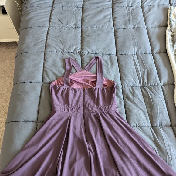 Lulu's Deep Purple Sleeveless Dress - Picture 3 of 3